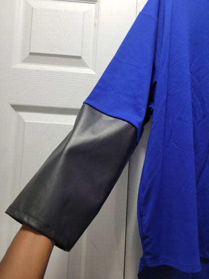286 SIZE 18/20 COBALT BLUE HIGH LOW TOP