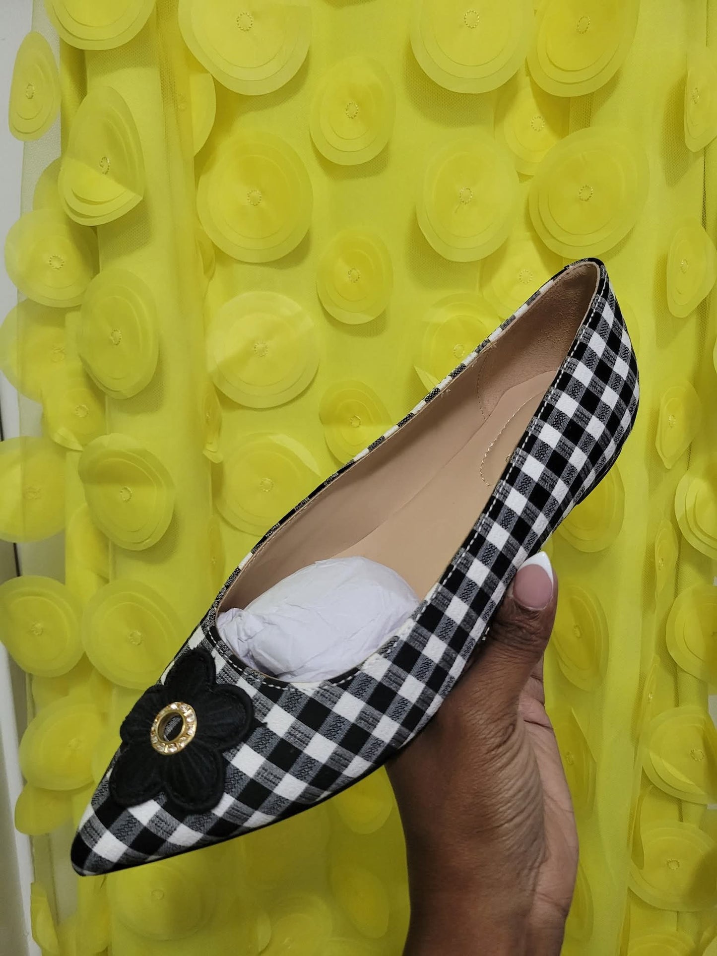 SZ 8.5 CHECKER FLATS